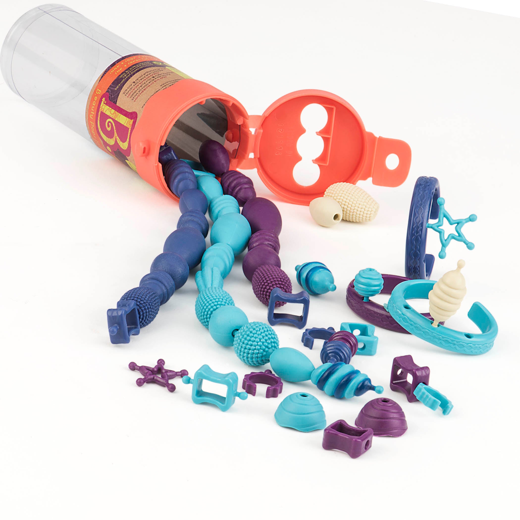 Pops Orange 50-Piece Jewelry Kit for Kids B