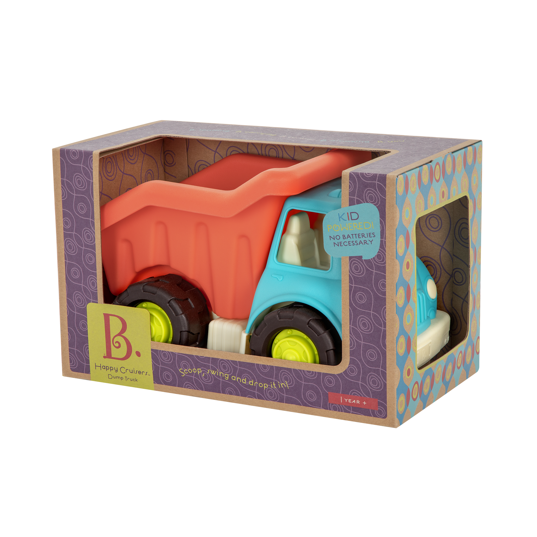 Toy dump truck.