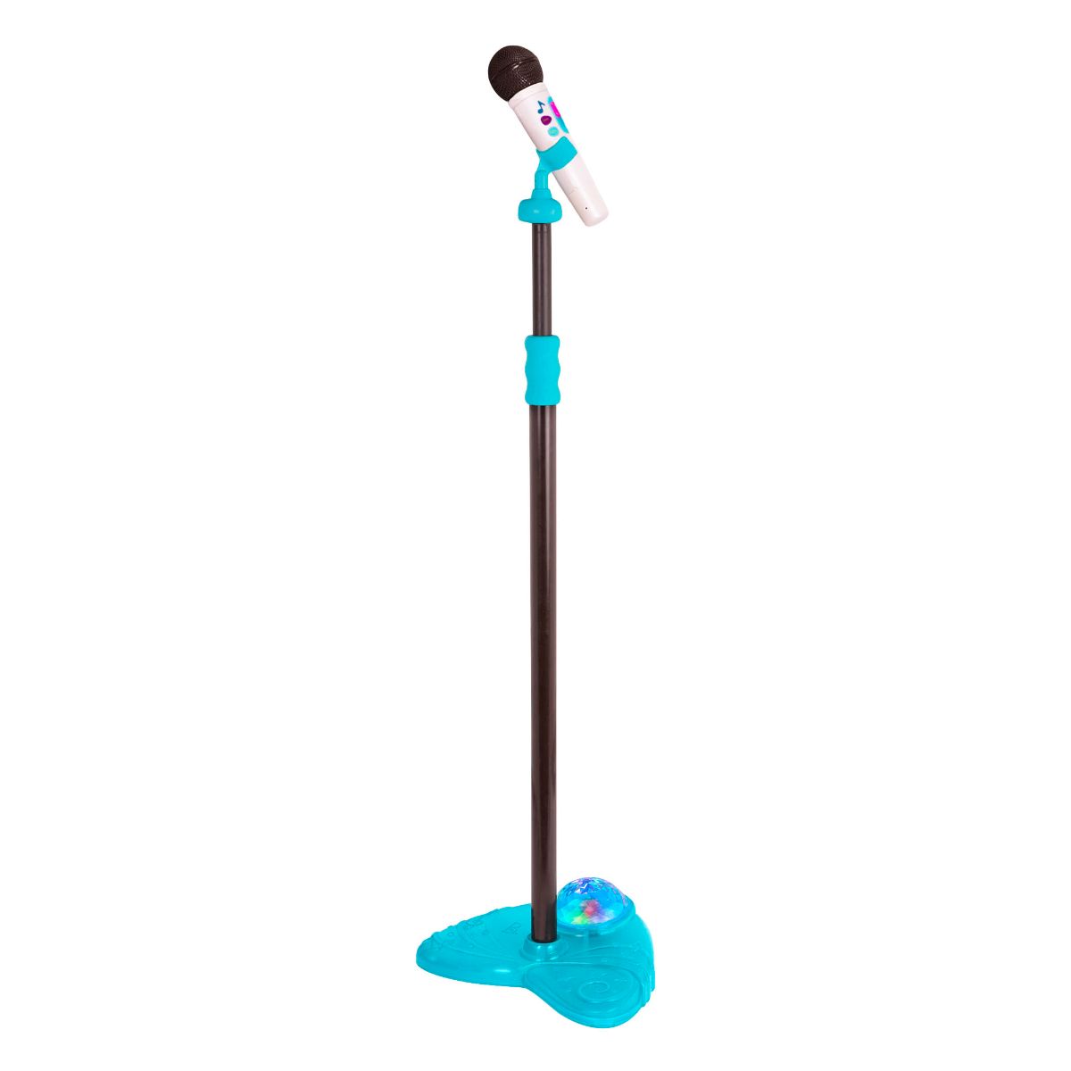 Microphone, Stand & Light-Up Base