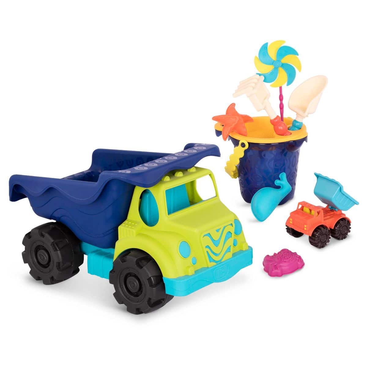 Dump Truck & Beach Playset